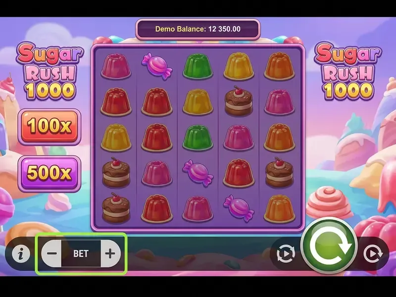 sugar rush 1000 demo interface guide